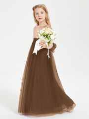 Abiti Damigella Junior Glamour Top Con Paillettes Marrone