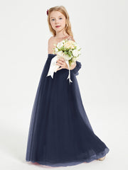 Abiti Damigella Junior Glamour Top Con Paillettes Blu Scuro