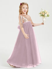 Abiti Damigella Junior Glamour Top Con Paillettes Crepuscolo
