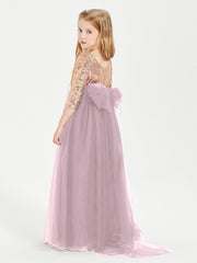 Abiti Damigella Junior Glamour Top Con Paillettes Crepuscolo