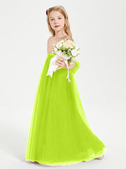 Abiti Damigella Junior Glamour Top Con Paillettes Verde Lime