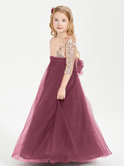 Abiti Damigella Junior Glamour Top Con Paillettes Gelso
