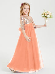 Abiti Damigella Junior Glamour Top Con Paillettes Papaia