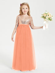 Abiti Damigella Junior Glamour Top Con Paillettes Papaia
