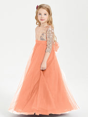 Abiti Damigella Junior Glamour Top Con Paillettes Papaia
