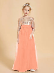 Abiti Damigella Junior Glamour Top Con Paillettes Papaia
