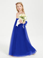 Abiti Damigella Junior Glamour Top Con Paillettes Blu Royal