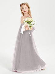 Abiti Damigella Junior Glamour Top Con Paillettes Argento