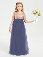 Abiti Damigella Junior Glamour Top Con Paillettes Tempesta