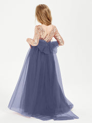 Abiti Damigella Junior Glamour Top Con Paillettes Tempesta