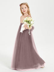 Abiti Damigella Junior Glamour Top Con Paillettes Malva Vintage