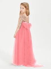 Abiti Damigella Junior Glamour Top Con Paillettes Cocomero