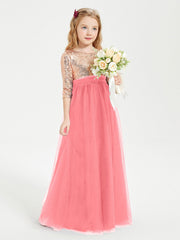 Abiti Damigella Junior Glamour Top Con Paillettes Cocomero