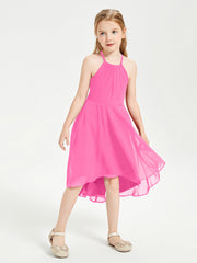 Abiti Damigella Junior Alla Moda Lunghezza Al Polpaccio Gonna Asimmetrica Azalea