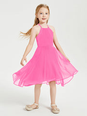 Abiti Damigella Junior Alla Moda Lunghezza Al Polpaccio Gonna Asimmetrica Azalea