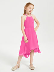 Abiti Damigella Junior Alla Moda Lunghezza Al Polpaccio Gonna Asimmetrica Azalea