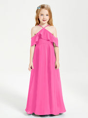 Abiti Damigella Junior Lungo Con Spalle Scoperte Azalea