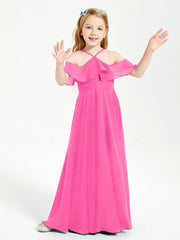 Abiti Damigella Junior Lungo Con Spalle Scoperte Azalea