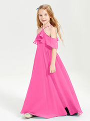 Abiti Damigella Junior Lungo Con Spalle Scoperte Azalea