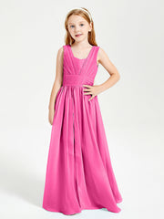 Abiti Da Damigella Junior Lunghi Eleganti Scollo A V Azalea