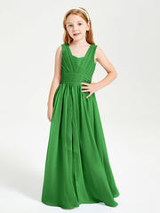 Abiti Da Damigella Junior Lunghi Eleganti Scollo A V Verde