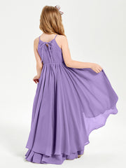Abiti Damigella Junior In Chiffon Gonna Asimmetrica A Cascata Tahiti