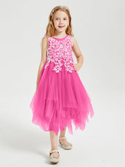 Abiti Damigella Junior In Tulle Lunghezza Al Polpaccio Azalea