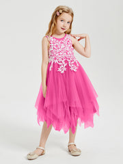 Abiti Damigella Junior In Tulle Lunghezza Al Polpaccio Azalea