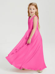 Abiti Damigella Stile Boho Lunghi In Chiffon Gonna A Cascata Azalea