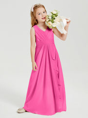 Abiti Damigella Stile Boho Lunghi In Chiffon Gonna A Cascata Azalea