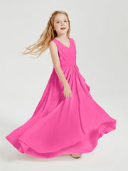 Abiti Damigella Stile Boho Lunghi In Chiffon Gonna A Cascata Azalea