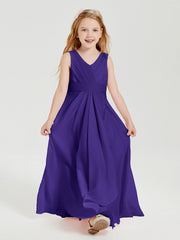 Abiti Damigella Stile Boho Lunghi In Chiffon Gonna A Cascata Regency