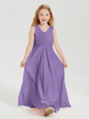 Abiti Damigella Stile Boho Lunghi In Chiffon Gonna A Cascata Tahiti