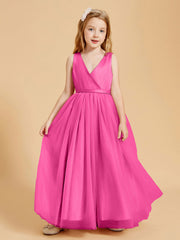Abiti Damigella Junior In Tulle Top In Raso Fiocco Glamour Azalea
