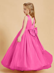 Abiti Damigella Junior In Tulle Top In Raso Fiocco Glamour Azalea