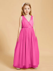Abiti Damigella Junior In Tulle Top In Raso Fiocco Glamour Azalea