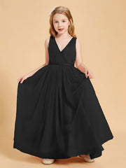 Abiti Damigella Junior In Tulle Top In Raso Fiocco Glamour Nero
