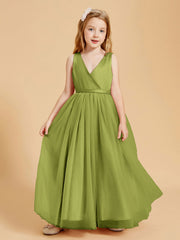 Abiti Damigella Junior In Tulle Top In Raso Fiocco Glamour Trifoglio