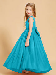 Abiti Damigella Junior In Tulle Top In Raso Fiocco Glamour Giada