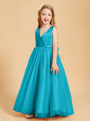 Abiti Damigella Junior In Tulle Top In Raso Fiocco Glamour Giada