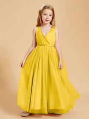 Abiti Damigella Junior In Tulle Top In Raso Fiocco Glamour Calendula