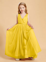 Abiti Damigella Junior In Tulle Top In Raso Fiocco Glamour Calendula
