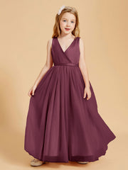 Abiti Damigella Junior In Tulle Top In Raso Fiocco Glamour Gelso