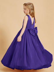 Abiti Damigella Junior In Tulle Top In Raso Fiocco Glamour Regency