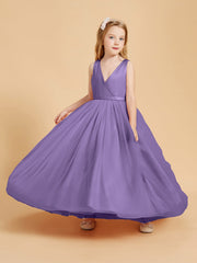 Abiti Damigella Junior In Tulle Top In Raso Fiocco Glamour Tahiti