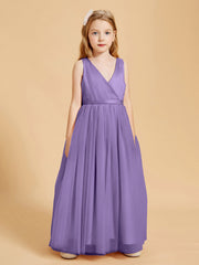 Abiti Damigella Junior In Tulle Top In Raso Fiocco Glamour Tahiti