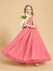 Abiti Damigella Junior In Tulle Top In Raso Fiocco Glamour Cocomero