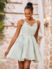 Abiti Mini In Chiffon Con Spalline Sottili E Stampa Principessa Floral