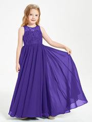 Abiti Damigella Junior Lunghi Top In Pizzo Trasparente Regency