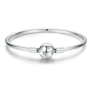 Bracciale Rigido A Stella In Argento Sterling